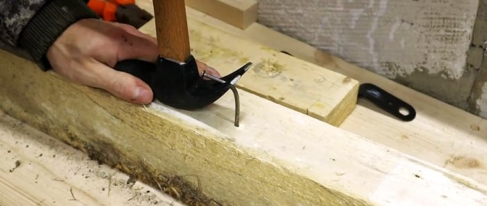 How to secure a handle without a wedge and other secrets of a hammer