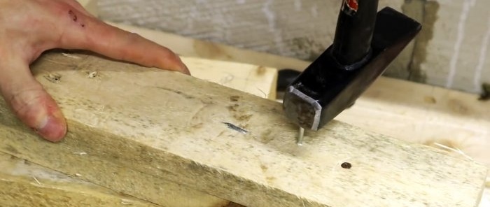 How to secure a handle without a wedge and other secrets of a hammer