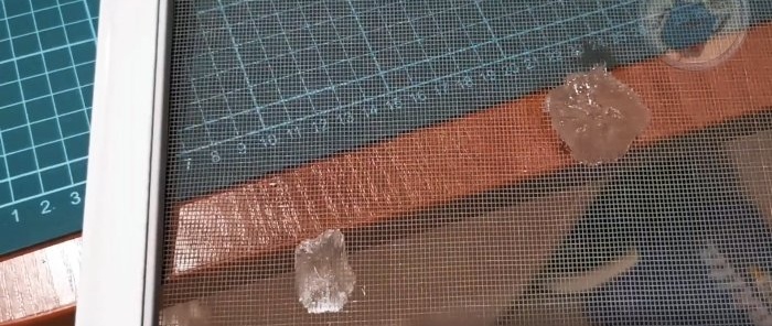 How to quickly and accurately seal a mosquito net