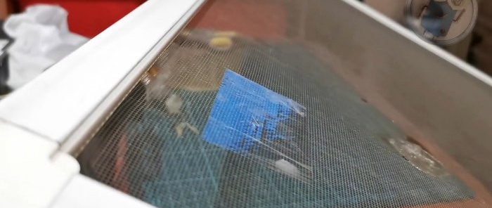 How to quickly and accurately seal a mosquito net