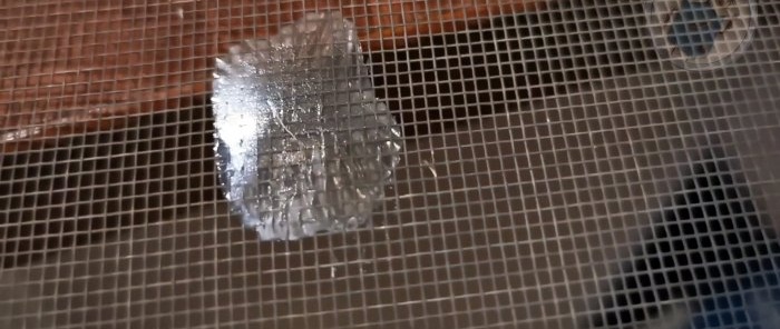 How to quickly and accurately seal a mosquito net