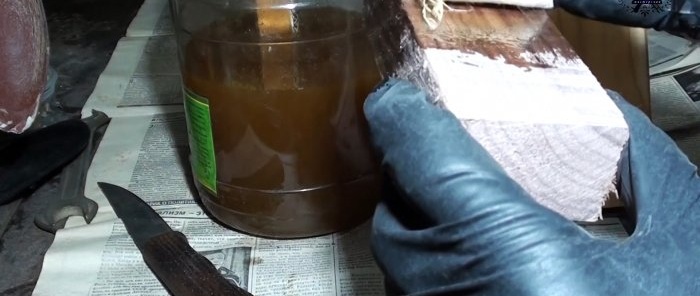 How to make Danish oil for wood impregnation at home