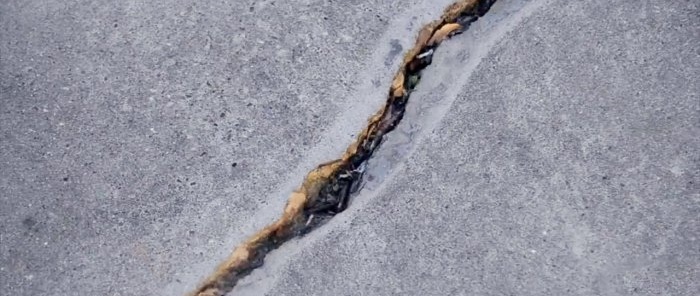 How to repair a concrete crack in a wall or floor