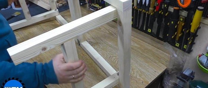 How to make a folding travel table from wood