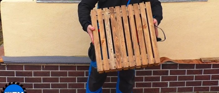 How to make a folding travel table from wood