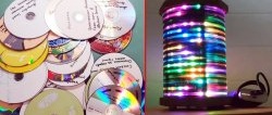 How to make a lamp from CD discs controlled by a smartphone