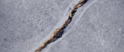 How to repair a concrete crack in a wall or floor