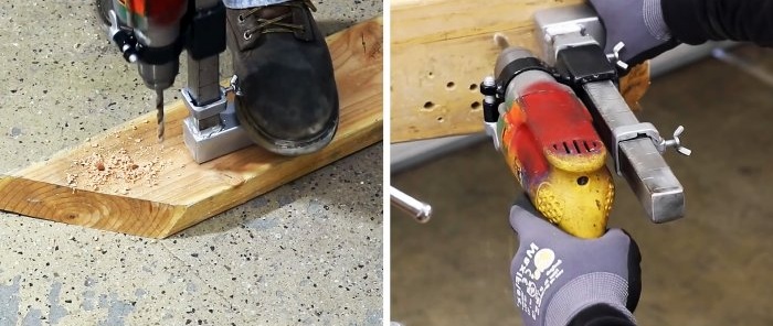 How to make a mini drill stand that you can take with you