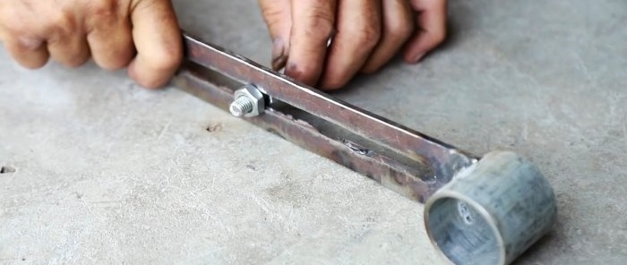 How to make a device for a drill for drilling holes in tiles of any diameter