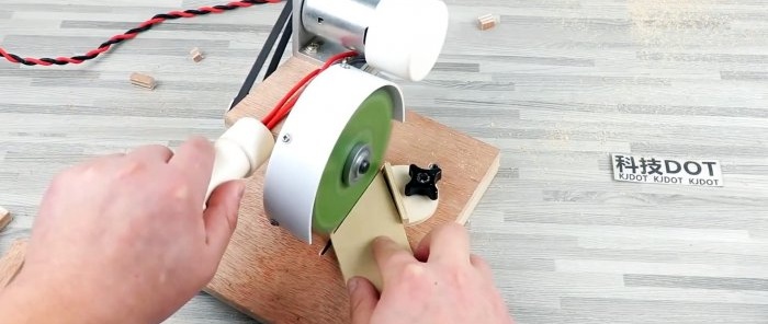 How to make a mini miter saw for wood, plastic and even metal