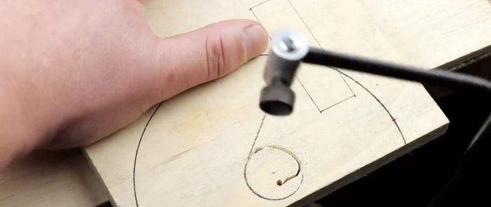 How to make a mini miter saw for wood, plastic and even metal