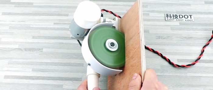 How to make a mini miter saw for wood, plastic and even metal