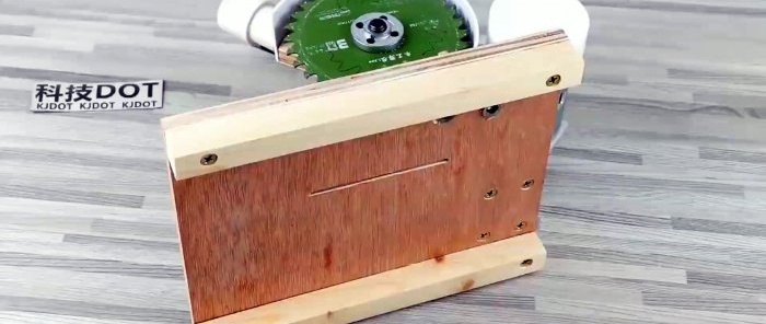 How to make a mini miter saw for wood, plastic and even metal