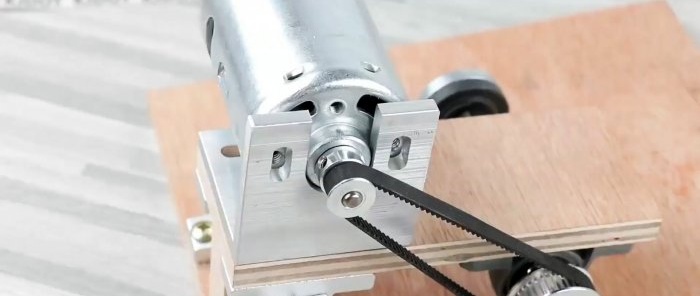 How to make a mini miter saw for wood, plastic and even metal