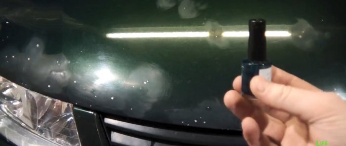 How to cheaply repair chips on a car hood