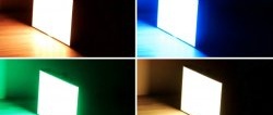 LED installation of multi-colored lighting effects without do-it-yourself programming