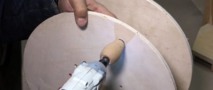 How to make a wire reel out of wood with your own hands