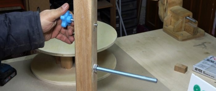 How to make a wire reel out of wood with your own hands