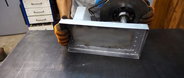 How to assemble a machine for grinding brake discs from a washing machine motor at home