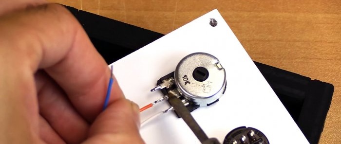 How to make a mini sharpening machine with variable speed control from an old HDD