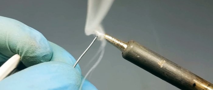 How to make a soldering iron tip from a crane without a lathe