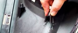 How to repair a plastic mount