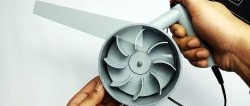 Powerful blower for DIY workplace cleaning