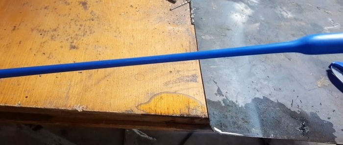 How to make a thin hose from a PP pipe for connecting plumbing