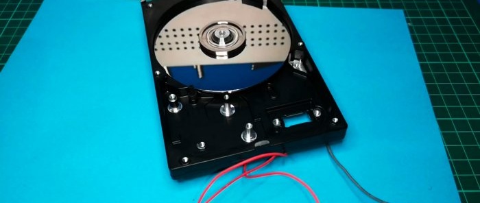 How to make a simple driver for a brushless motor on an old hard drive