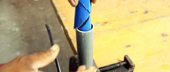 How to make an anchor from plastic pipes