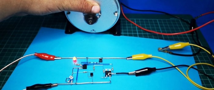 Simple short circuit protection circuit