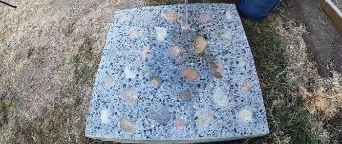 How to make concrete paving slabs for the garden with the appearance of paving stones