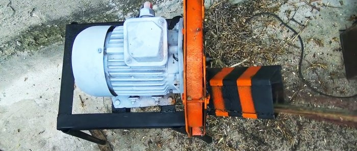 How to make a reliable wood chipper from junk