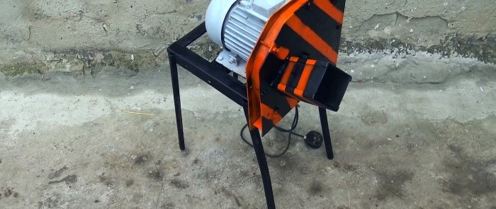 How to make a reliable wood chipper from junk