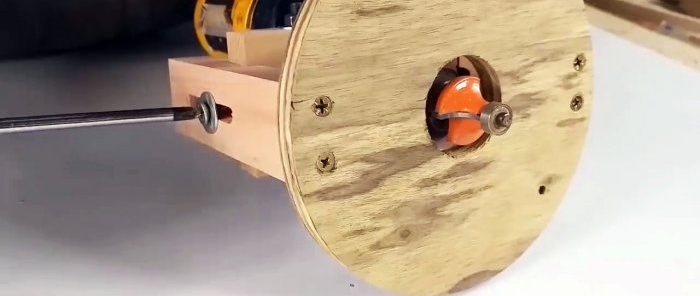 How to make a removable attachment that will turn your drill into a router