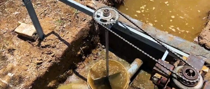 How to make a 220V mini hydroelectric power station on a stream from trash