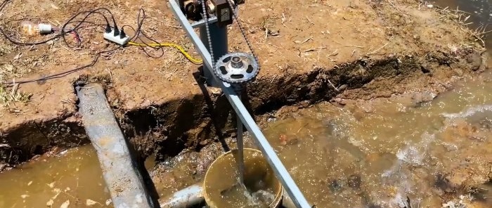 How to make a 220V mini hydroelectric power station on a stream from trash