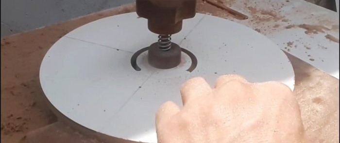 How to make a radial fan for a workshop hood from plywood and a washing machine motor