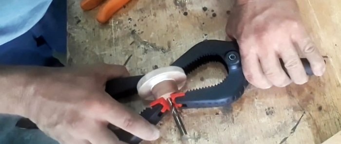 How to make a radial fan for a workshop hood from plywood and a washing machine motor