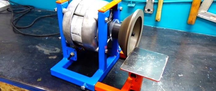 How to make a grinding machine from an old stripper engine