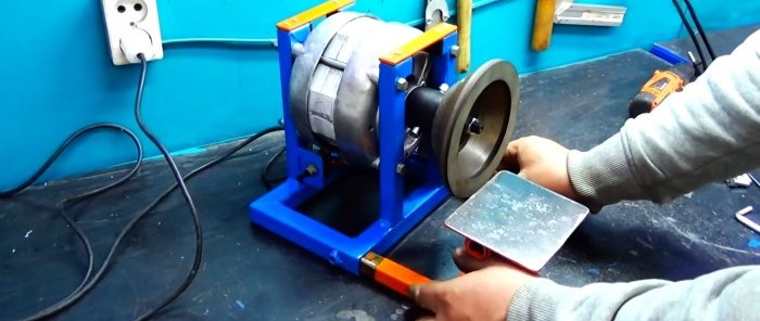 How to make a grinding machine from an old stripper engine