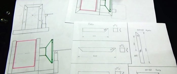 How to make a grinding machine from an old stripper engine