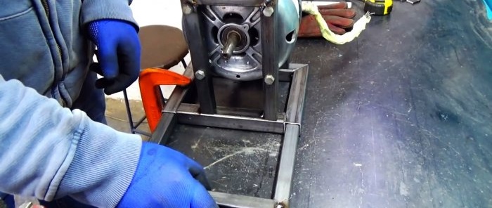 How to make a grinding machine from an old stripper engine