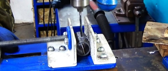 How to make a grinding machine from an old stripper engine