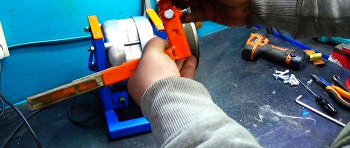 How to make a grinding machine from an old stripper engine