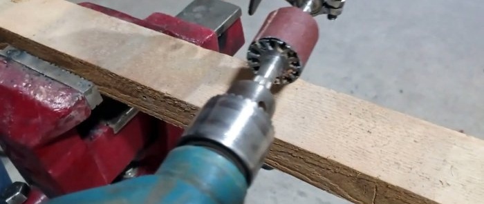 How to make a useful grinding attachment from a burnt-out engine armature