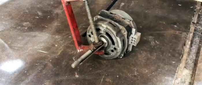 How to make a belt sander based on a washing machine motor