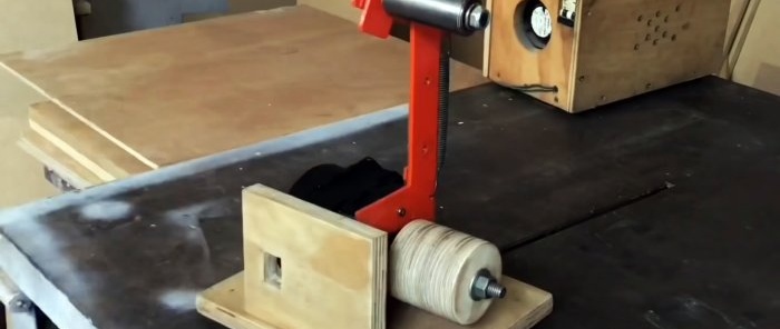 How to make a belt sander based on a washing machine motor