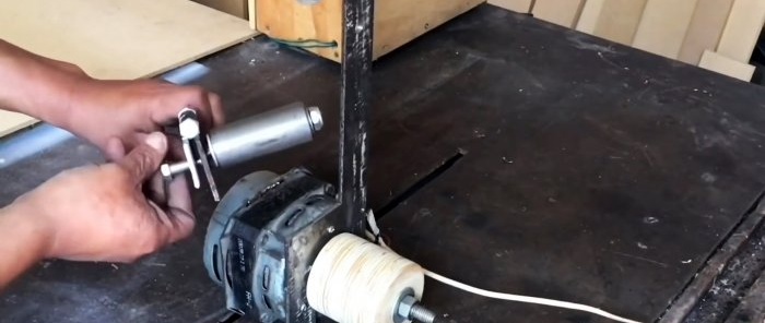 How to make a belt sander based on a washing machine motor