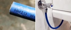 How to make a thin hose from a PP pipe for connecting plumbing